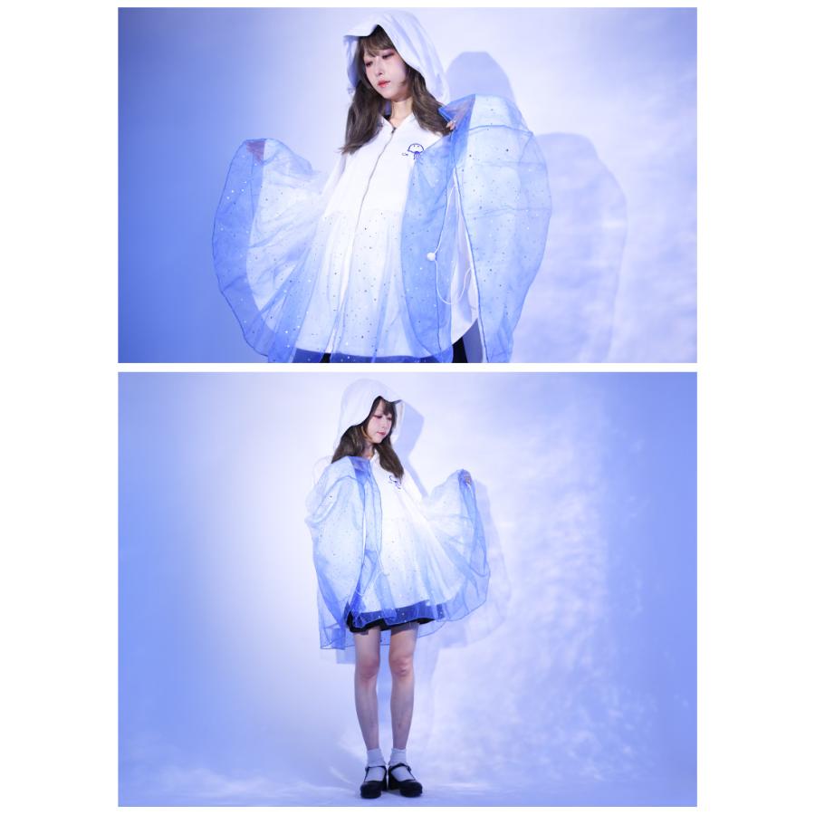 Favorite フェイバリット 甘沖とゆさんコラボくらげポンチョ
