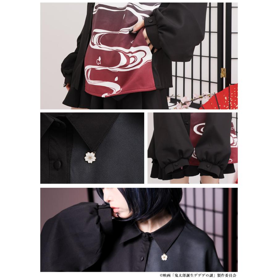 favorite 鬼太郎誕生ゲゲゲの謎コラボ 鬼太郎の父モチーフ ロングシャツ 映画「鬼太郎誕生 ゲゲゲの謎」コラボ 鬼太郎の父モチーフロングシャツ