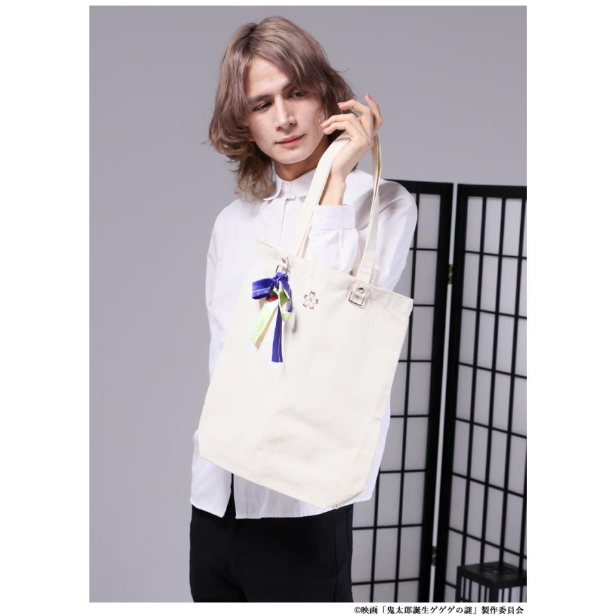 ゲゲゲの鬼太郎「鬼太郎誕生　ゲゲゲの謎」フェイバリット　トートバッグ　リボン付 最短即日出荷]映画「鬼太郎誕生 ゲゲゲの謎」×Favoriteコラボ