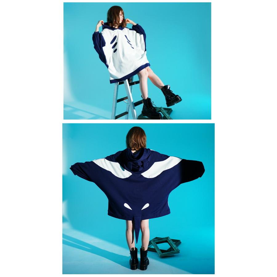 パーカー ユニセックス アニマル マンタ お客様Designコンテスト作品