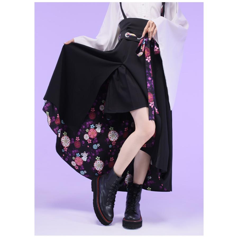 予約商品]スカート キュロット 和柄＊Favorite Creator Collection＊狐