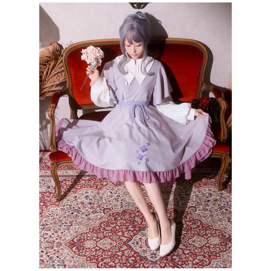 最短即日出荷]梅雨上がりの紫陽花色ワンピース|Favorite