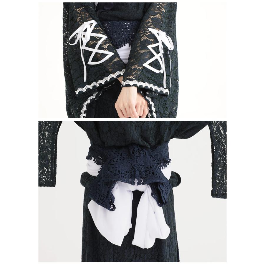 Favorite フェイバリット　和装 花レース袖着物トップス Favorite フェイバリット 和装 花レース袖着物トップス - メルカリ