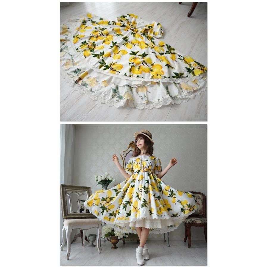 大きいサイズ ワンピース 春夏 レモン柄 レモン柄の爽やかミディアム丈ワンピースfavoriteオリジナル19年6月下旬新作 Fv264size ワンピース専門店 Favorite 通販 Yahoo ショッピング