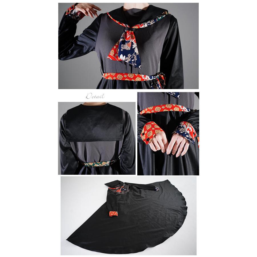 新色登場 ワンピース ロング丈 Favoriteオリジナルセーラー襟のスカーフデザインブラックフレアワンピース年2月新作上旬新作 Fv406 ワンピース専門店 Favorite 通販 Yahoo ショッピング 決算特価 送料無料 Www Mysmileteethwhitening Com