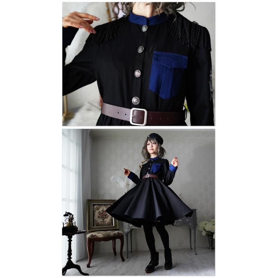 イケメン革命コラボ ワンピース 軍服 Favoriteオリジナル黒の軍モチーフ 軍服風ワンピースアニメ19年11月新作上旬新作 Fvanime042black ワンピース専門店 Favorite 通販 Yahoo ショッピング