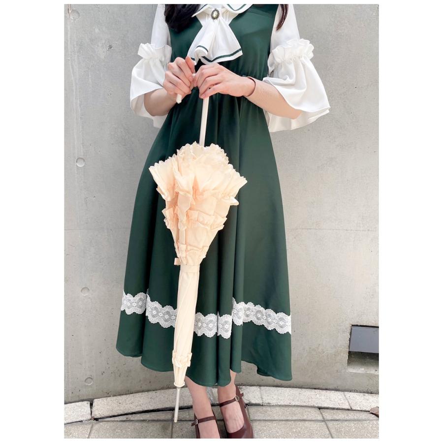 最短即日出荷][買い付け商品]フリルのロリータ雨傘|Favorite