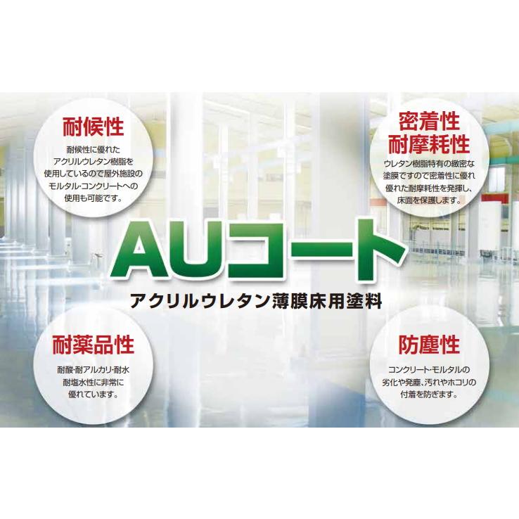 東日本塗料 AUコート アクリルウレタン樹脂 各色 15kgセット