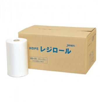 日本製 ジャパックス レジロールポリ袋 半透明 2000枚×6巻 RG20 ゴミ袋、ポリ袋、レジ袋
