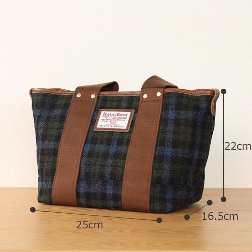 ポールスチュアート×ハリスツイード　コラボ　ラウンドバッグ　カートバッグ　未使用 HARRIS TWEED（ハリスツイード） ［取扱終了］ハリスツイード トート