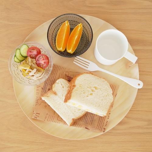 次回入荷未定】トレー 木製 お盆 丸盆 円形 32cm 丸 日本製 カフェ