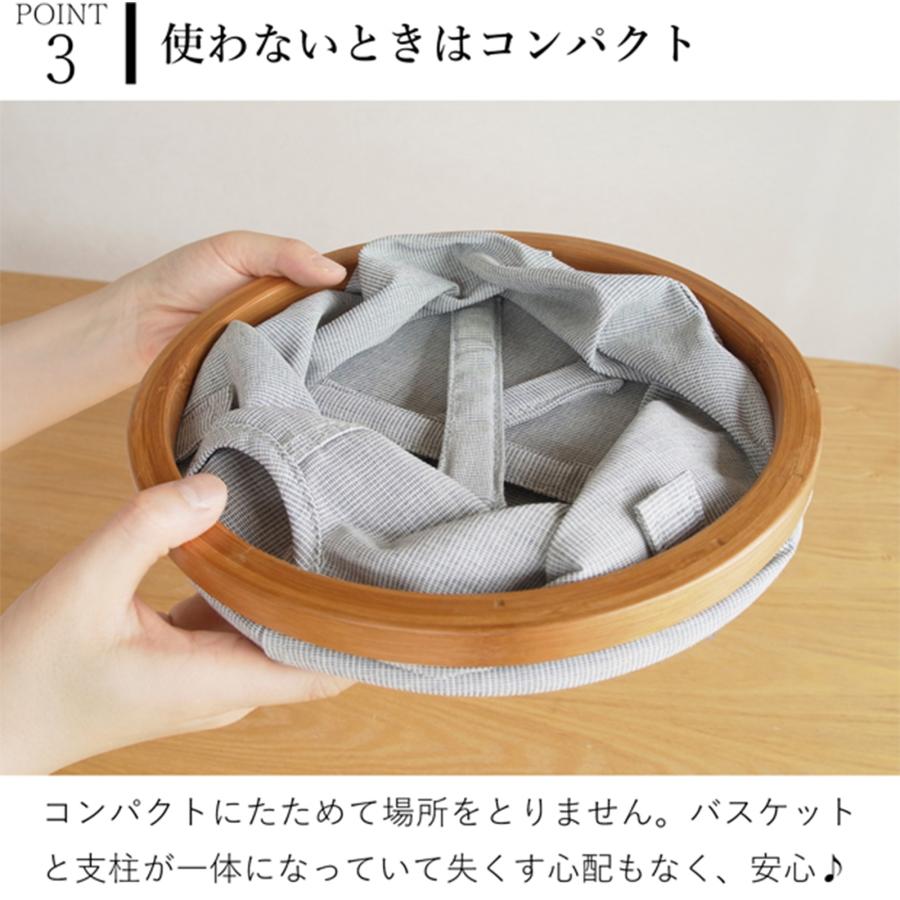 ＼2/15はポイント10倍／ [正規代理店] Gudee グディ 折りたたみ 収納バスケット ストレージボックス 収納カゴ 円形 丸型 ラウンド FRASA | GUDEE | 11