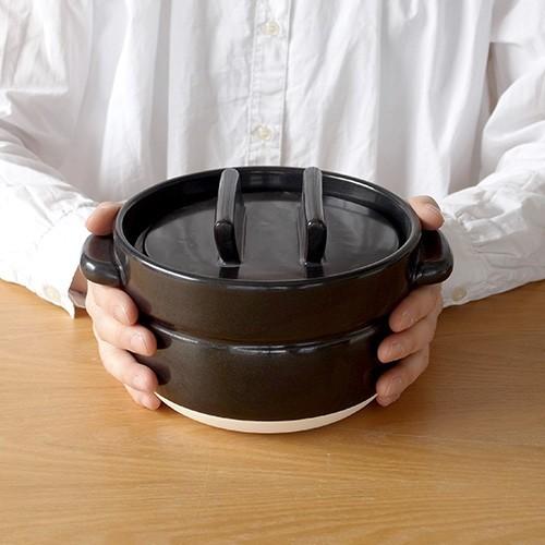 かもしか道具店 ごはんの鍋 2合 日本製 土鍋 萬古焼 ご飯鍋 2合炊き | かもしか道具店 | 08