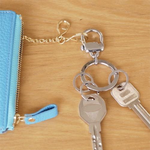 Easy Keyring キーリング レディース キーホルダー おしゃれ シンプル シルバー ゴールド ネイルを傷めない画期的なキーリング Favoritestyle キッチン 雑貨 通販 Yahoo ショッピング