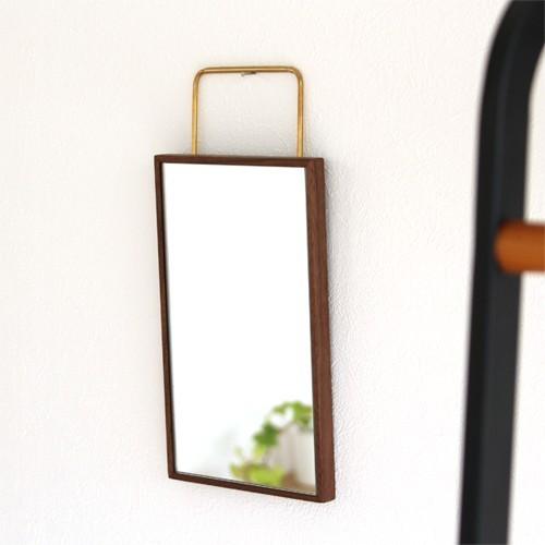 取扱終了】卓上ミラー 木製 折りたたみ スクエア おしゃれ 鏡 壁掛け