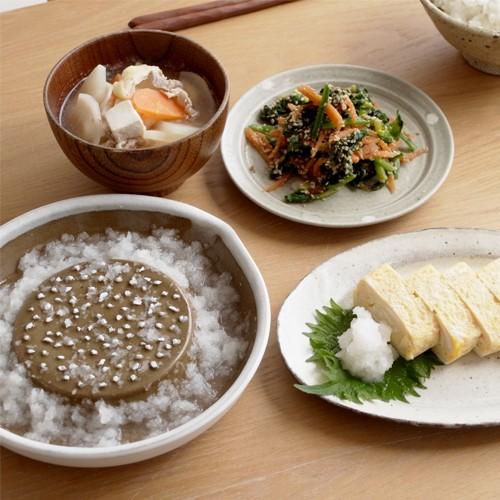 12/19〜22はポイント10倍／ もとしげ おろし器 中 15cm 陶器