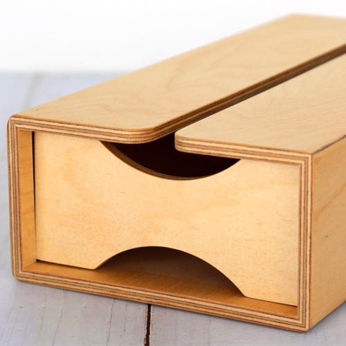 ＼P10倍 〜8/17 09:59／ Eau TISSUE BOX ティッシュボックス ティッシュケース ティッシュカバー 木製 北欧 フィンランドバーチ タカハシ産業 日本製 |  | 04