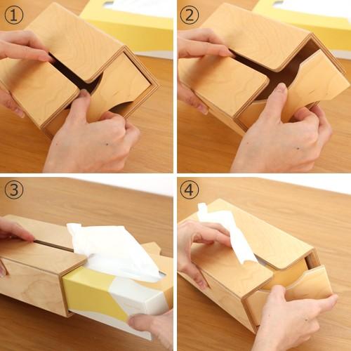 6/5-7はポイント10倍／ Eau TISSUE BOX ティッシュボックス ティッシュ