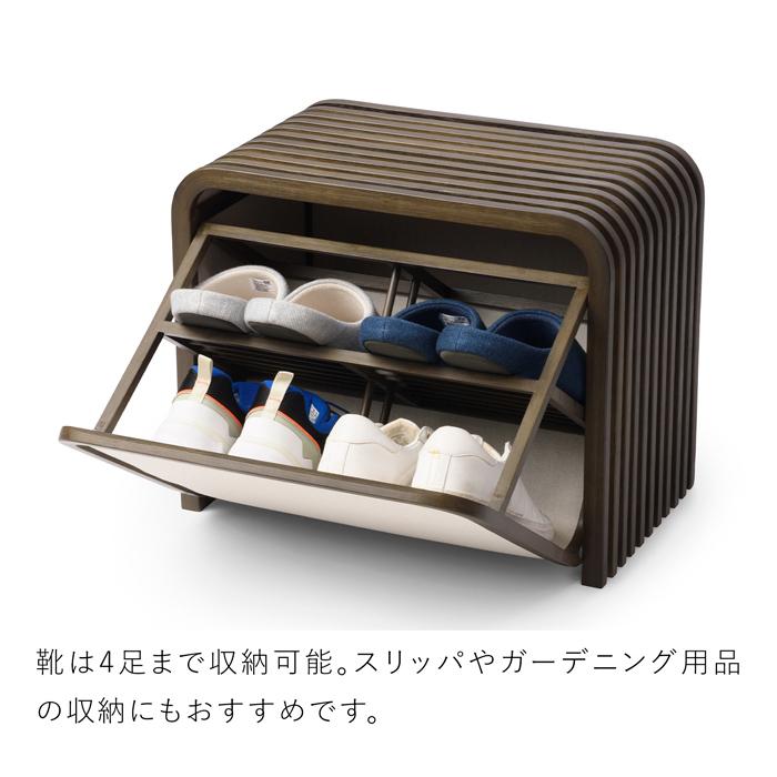 GUDEE（グディ） [正規代理店] 収納ベンチ シューズボックス 木製 竹
