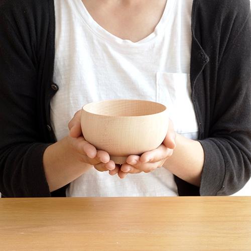 お椀 木製 ペア 日本製 SHIRASAGI しらさぎ椀 M ナチュラル 2個セット