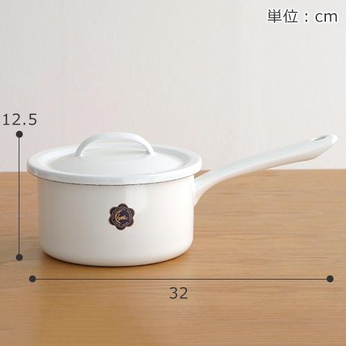 月兎印 【取扱終了】月兎印 ソースパン 16cm 1.7L 蓋付き IH対応
