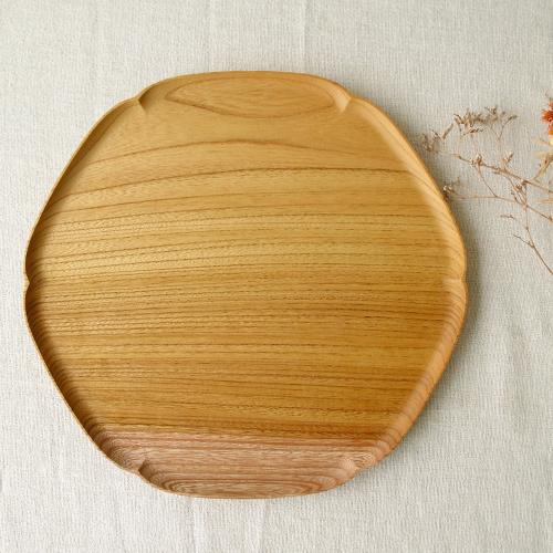 四十沢木材工芸KITOケヤキ雪輪盆1尺1寸☆トレーお盆 欅 輪島 伝統工芸作家⑤ 四十沢木材工芸KITOケヤキ雪輪盆1尺1寸☆トレーお盆 欅 輪島 伝統工芸