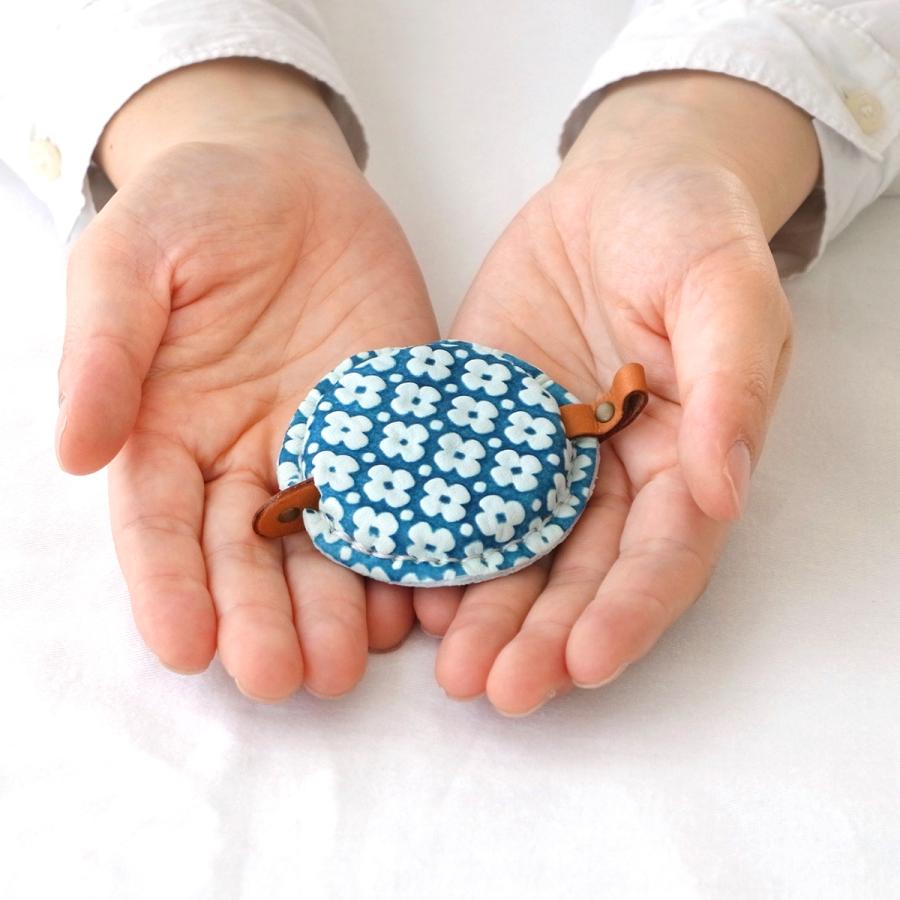 KAWAGUCHI Cohana コハナ 革友禅の巻尺 巻き尺 メジャー 巻尺 1.5m 花