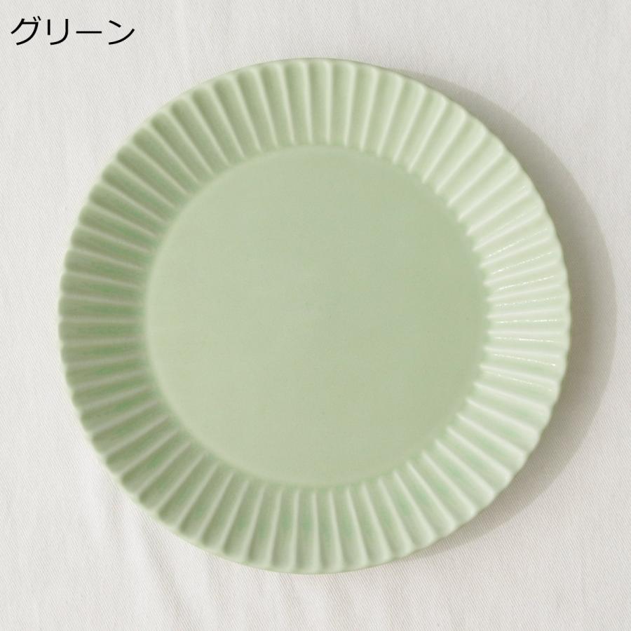 SAKUZAN ストライプ Stripe 丸皿 M 18.7cm プレート 作山窯 美濃 SAKUZAN ストライプ Stripe 丸皿 M 18.7cm プレート 作山窯 美濃