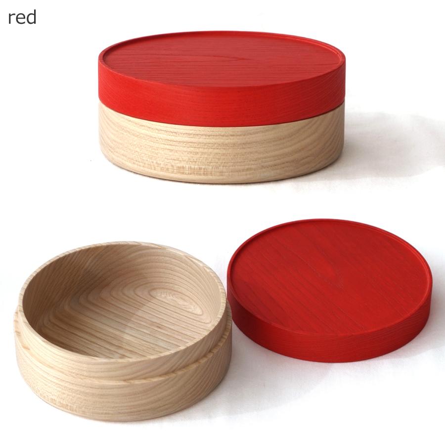 畑漆器店 SOJI hako L 16cm col. 弁当箱 530ml 木製 日本製 ランチ