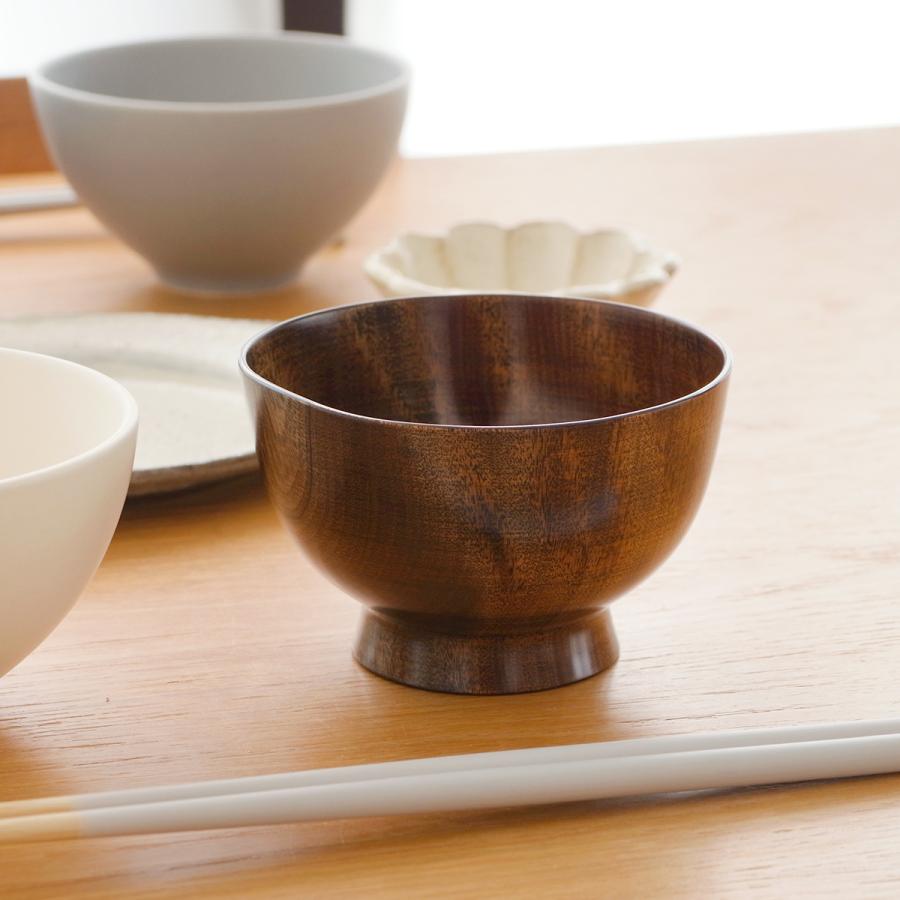 1/10-12はポイント10倍／ 汁椀 木製 お椀 汁わん 卯之松 漆塗りの器