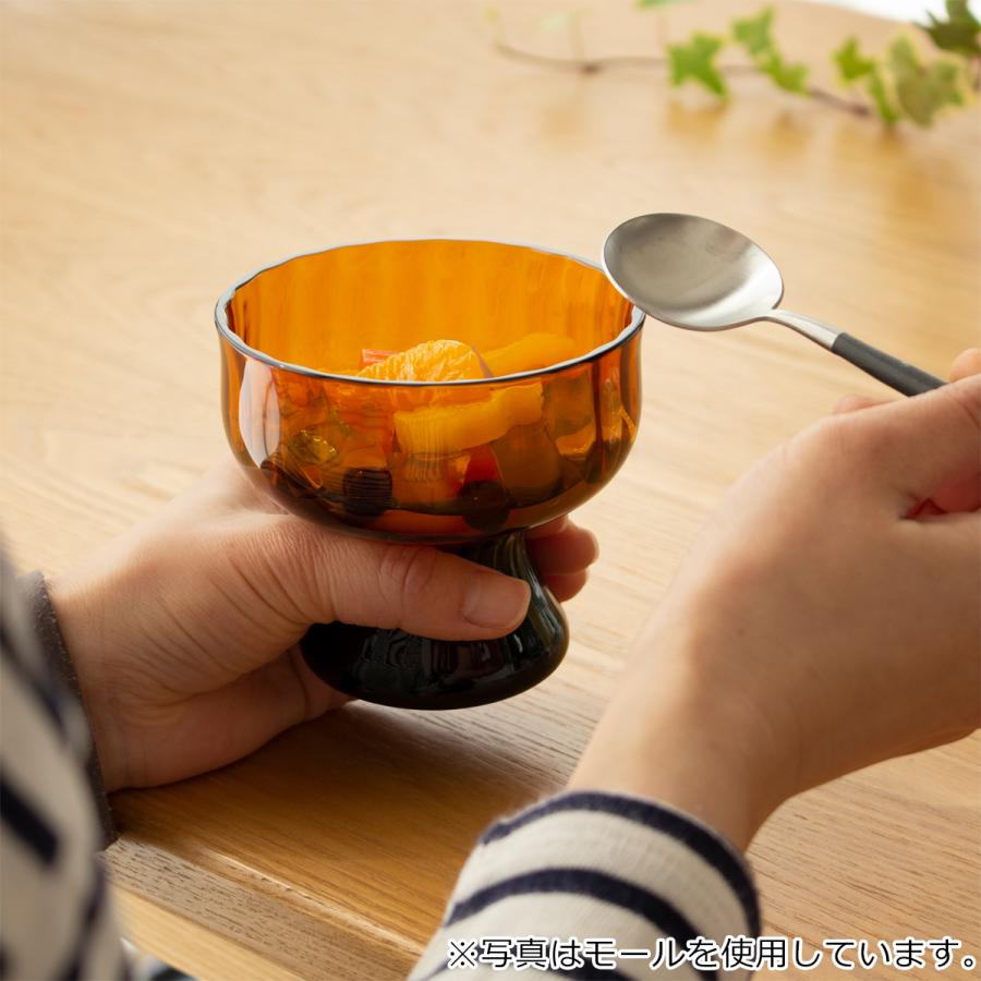 廣田硝子 昭和モダン珈琲 BYRON サンデー 復刻 10cm ガラス コンポート