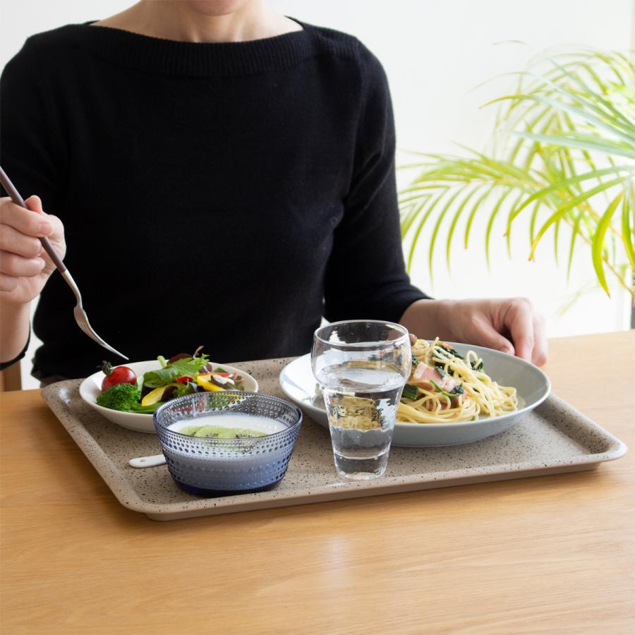 【WM ROGERS】透かしのカフェトレー / ギャラリートレー 38cm アールトレー 44cm レッドマホガニー 木製トレイ アールトレイ お盆