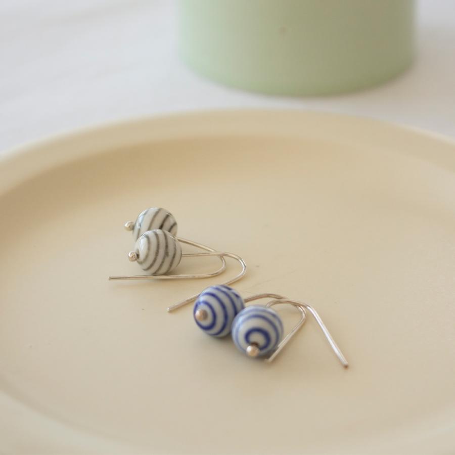 Anne Black アンヌ・ブラック ピアス レディース stripes ストライプ フックピアス アンヌブラック stripes hook earring_3