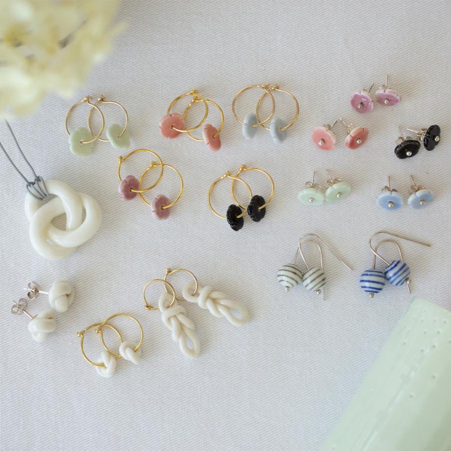Anne Black アンヌ・ブラック ピアス レディース stripes ストライプ フックピアス アンヌブラック stripes hook earring_16