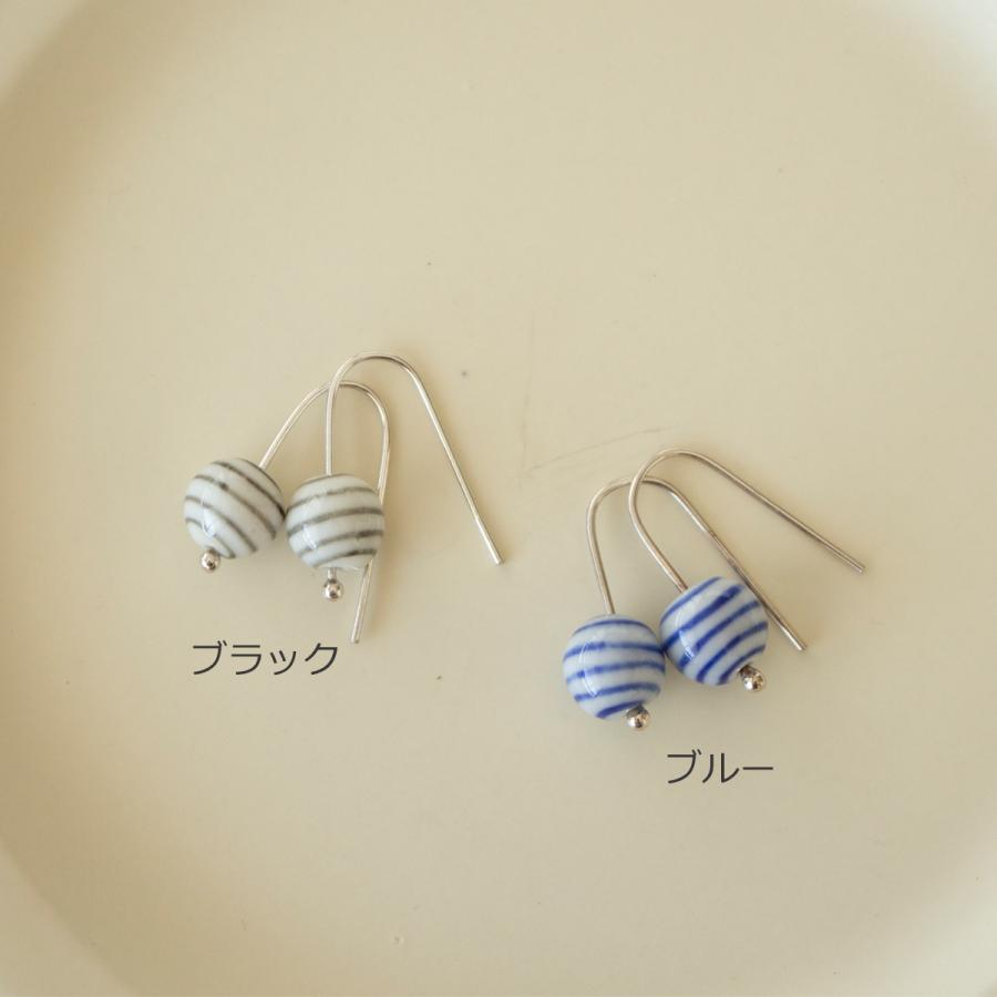 Anne Black アンヌ・ブラック ピアス レディース stripes ストライプ フックピアス アンヌブラック stripes hook earring_8