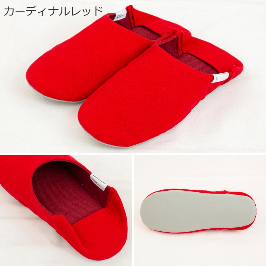 阿部産業（ABE HOME SHOES） スリッパ バブーシュ 帆布 L サイズ 25