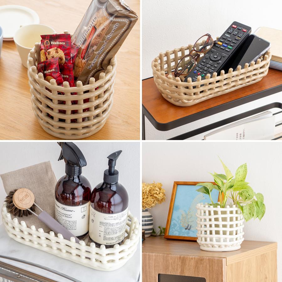 5/1はポイント10倍/ Ferm Living セラミックバスケット 5/1はポイント10倍/ Ferm Living セラミックバスケット