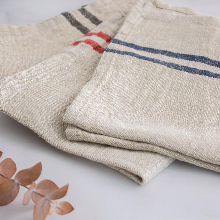 2/22はポイント10倍／ ランチョンマット リネン Wストライプ テーブル