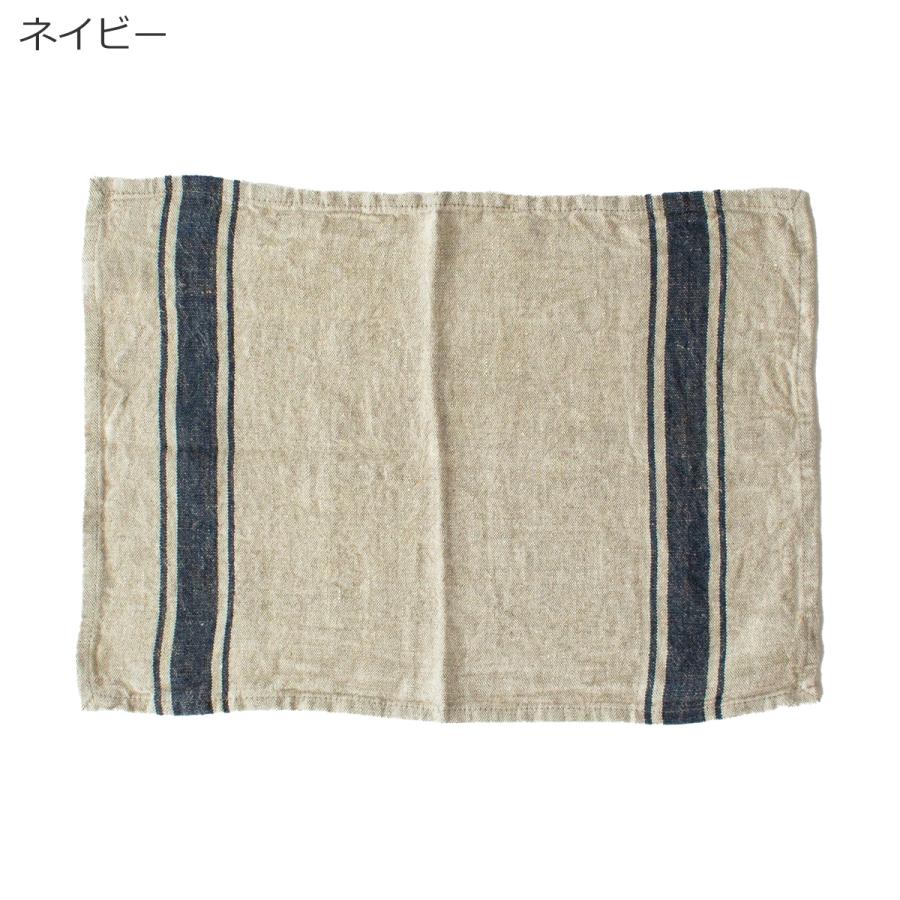 ランチョンマット リネン ストライプ テーブルマット プレースマット