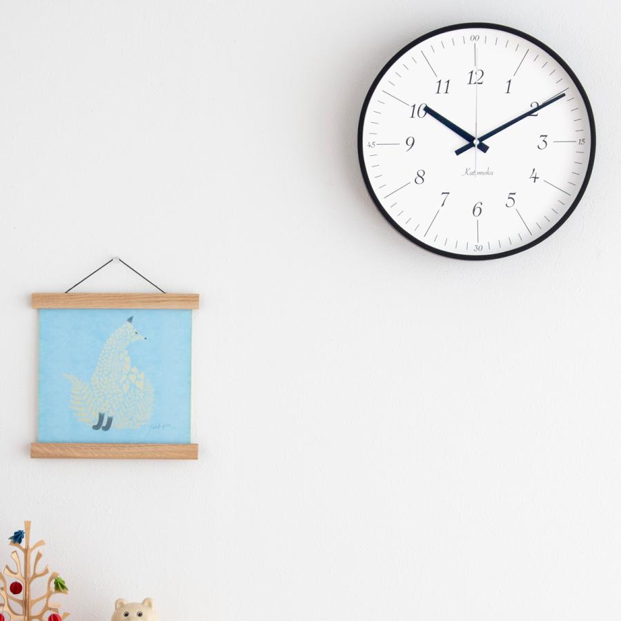 加藤木工 カトモク 掛け時計 KATOMOKU plywood wall clock 18 掛時計