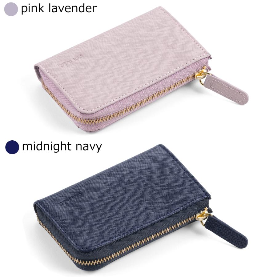 ＼期間限定SALE／ ミニ財布 レディース 革 小さい財布 コインケース 小銭入れ コンパクト プリズムレザー カードケース L字ファスナー corale | corale | 22