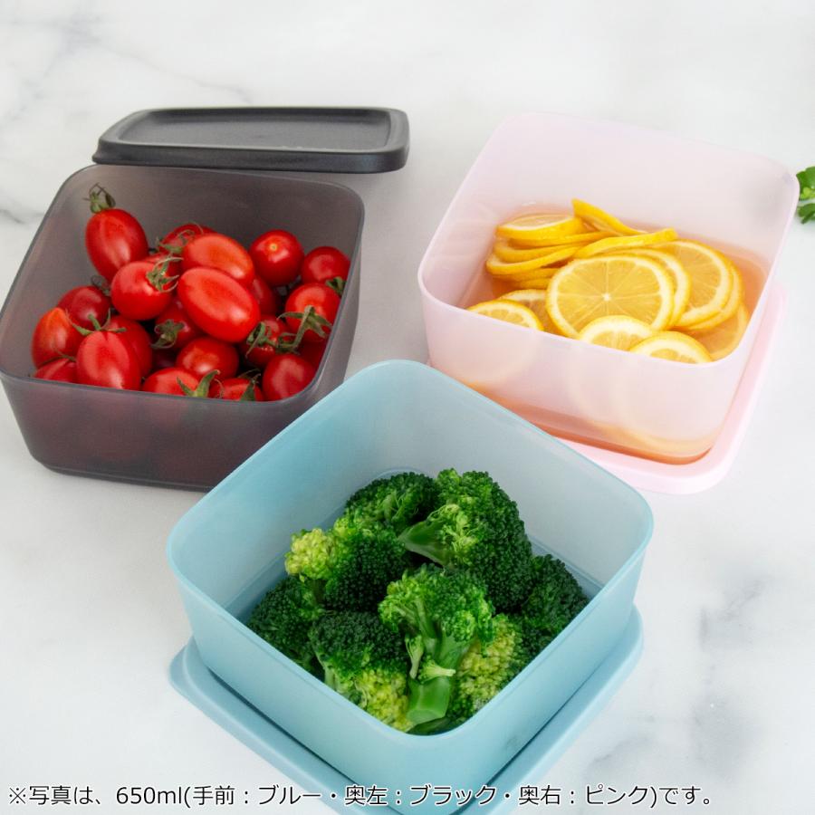 タッパーウェア Tupperware キュービックス スクエア 1L 保存容器 密封 タッパー 食洗機対応 四角 ストッカー 10年保証｜favoritestyle｜15