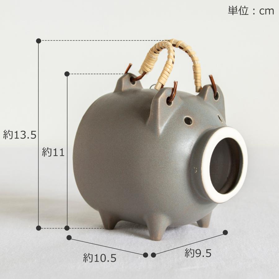 かもしか道具店 蚊遣りブタ こぶり 小さい かやりぶた 萬古焼 半磁器