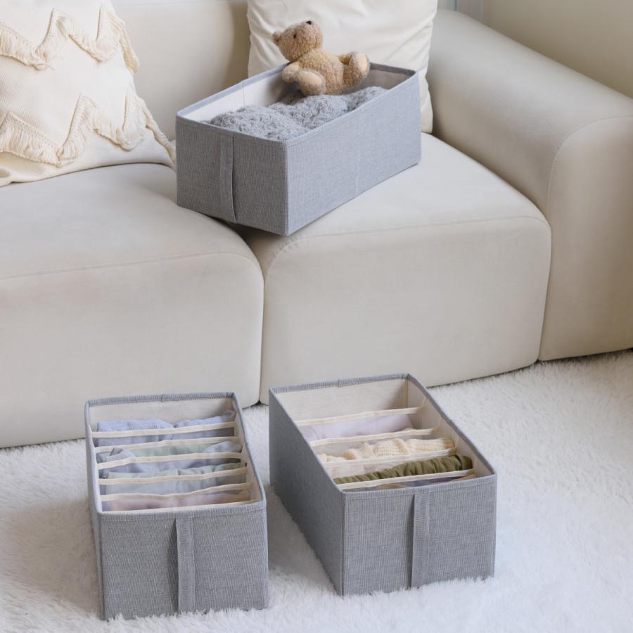 ＼2/15はポイント10倍／ [正規代理店] Gudee グディ 収納ボックス 布 折りたたみ 仕切りなし 持ち手付き 衣類収納ケース 収納かご ALFIO GudeeLife | GUDEE | 04