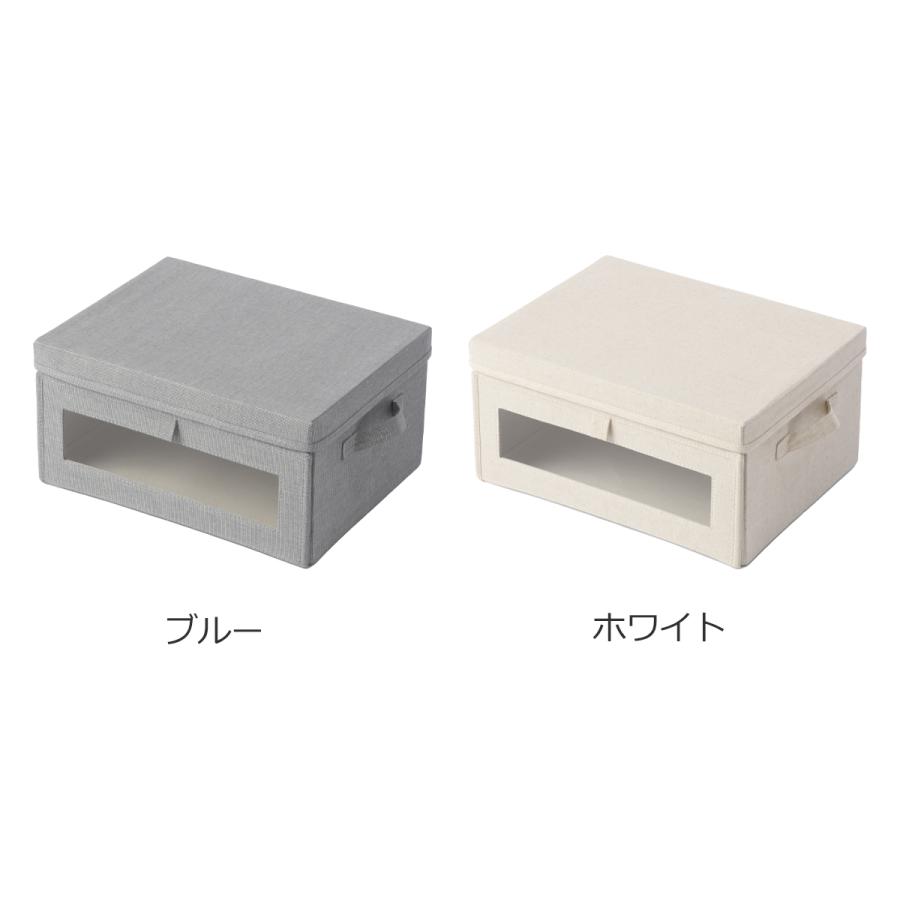 [正規代理店] Gudee グディ 収納ボックス L 24L 窓付き 布 折りたたみ 前開き フタ付き 積み重ね 衣類収納 ALFIO GudeeLife | GUDEE | 07