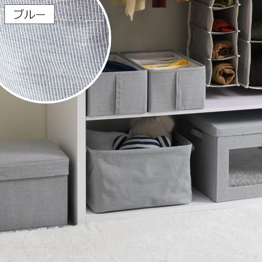 ＼2/15はポイント10倍／ [正規代理店] Gudee グディ 収納ボックス L 布 折りたたみ 持ち手付き 長方形 衣類収納ケース 収納バスケット ALFIO GudeeLife | GUDEE | 14