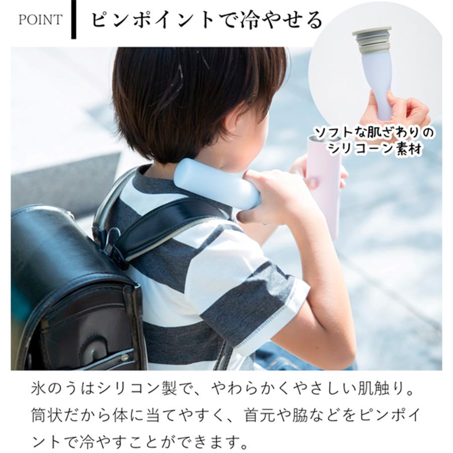 氷のう 水筒型 携帯用 魔法瓶 持ち運べる氷のう ミニアイスパック ポケット 70ml ピーコック 保冷 熱中症対策グッズ 氷嚢 |  | 09