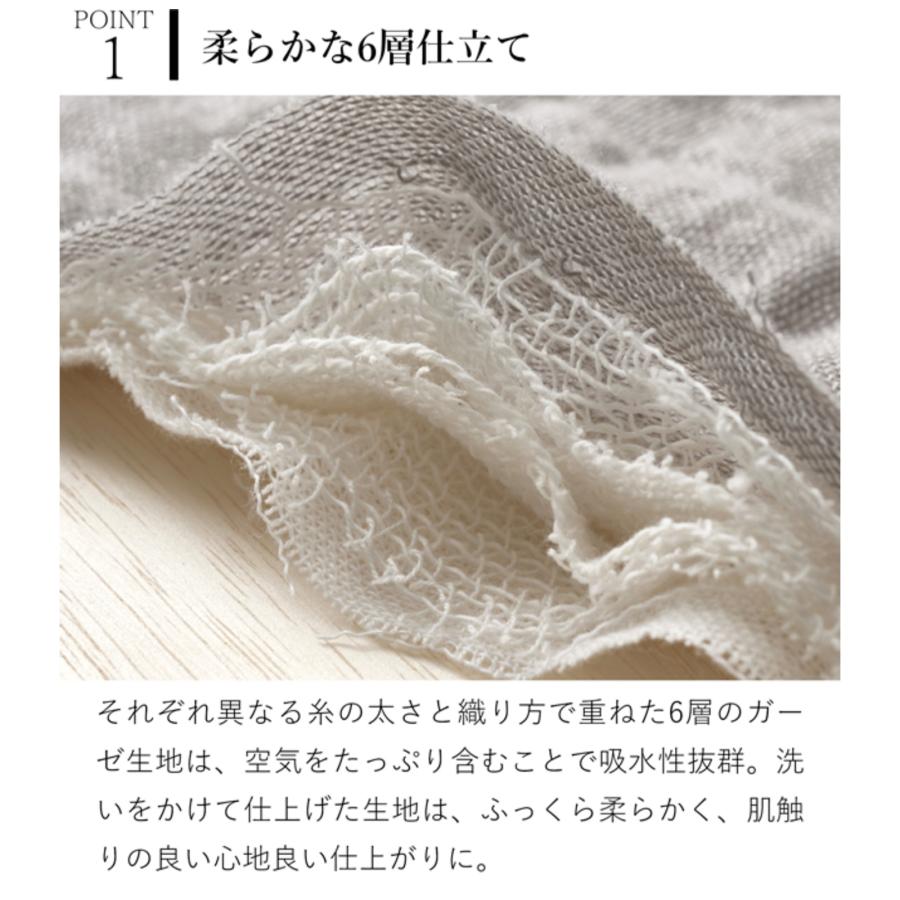 6/30-7/1はポイント10倍／ キッチンクロス 6重ガーゼコットン FUKIN