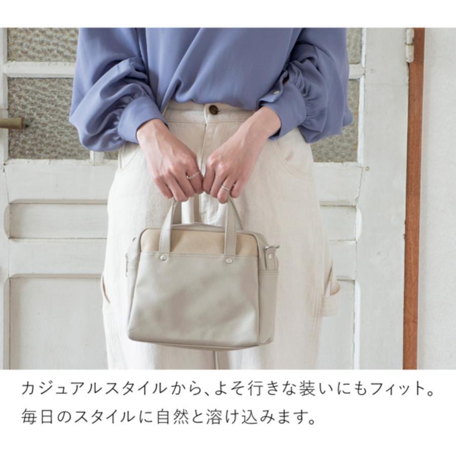 BAGWORKS ショルダーバッグ フライトマン ハンドバッグ 2way バッグ 日本製 FLIGHTMAN 帆布 レディース バッグワークス