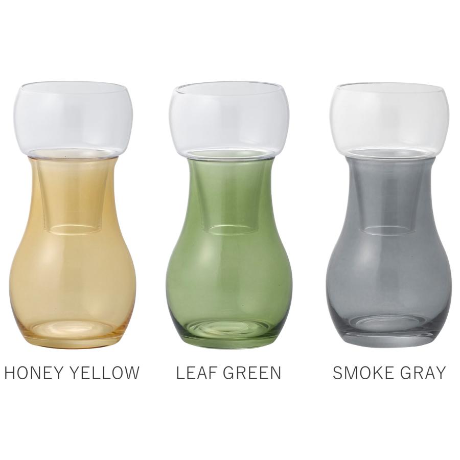 Clay（クレイ） 水耕栽培 ガラス ベース ポット 容器 Bulbee L 花瓶